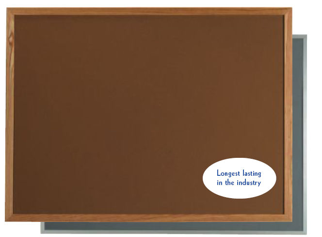 Picture of Aarco Products DW2436185 Vinyl Impregnated Cork - VIC - Bulletin Board - Blue