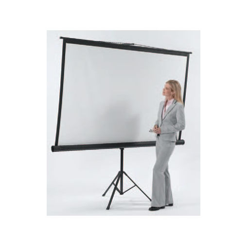 Picture of Aarco Products TPS-50 Tripod Floor Standing Projection Screen - Matte White