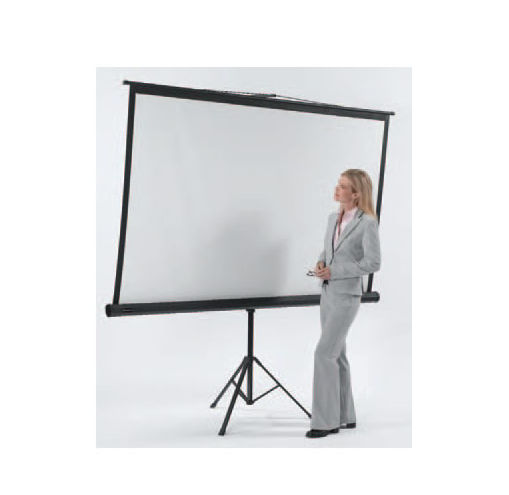 Picture of Aarco Products TPS-70 Tripod Floor Standing Projection Screen - Matte White