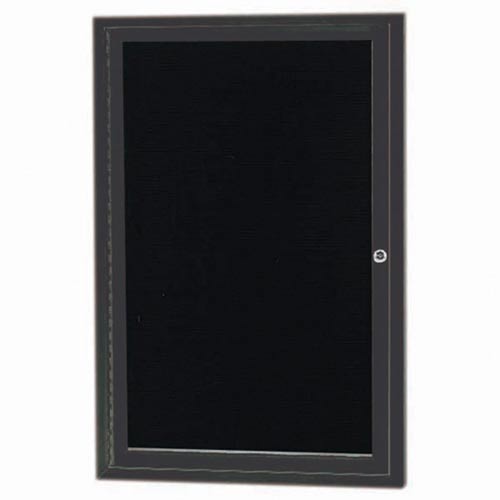 Picture of Aarco Products ADC2418BA 1-Door Directory Cabinet - Bronzed Anodized
