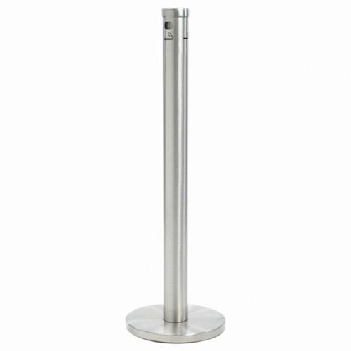 Picture of Aarco Products SS40F Floor Standing Cigarette Receptacle - Satin
