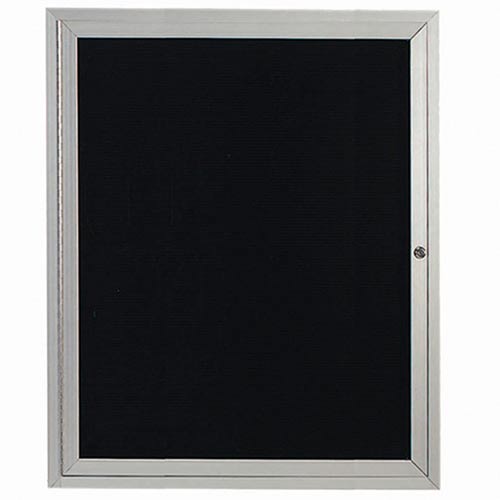 Picture of Aarco Products ADC3630I Illuminated Enclosed Directory Board - Clear Satin Anodized