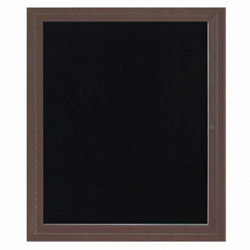 Picture of Aarco Products ADC3630IBA Illuminated Enclosed Directory Board - Bronzed Anodized