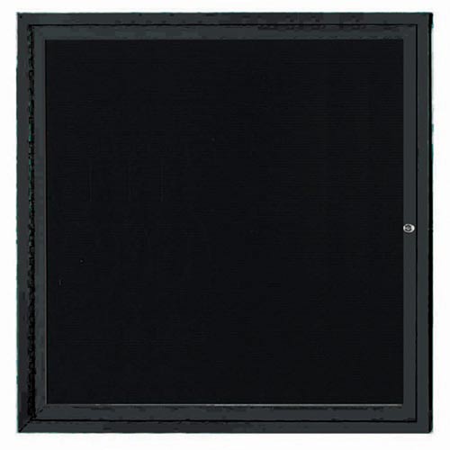 Picture of Aarco Products ADC3636IBK Illuminated Enclosed Directory Board - Black
