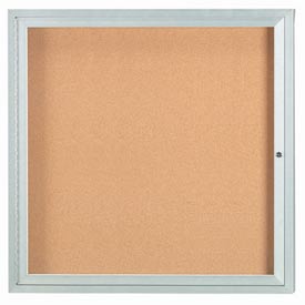 Picture of Aarco Products ADC3636H Enclosed Directory Board - Clear Satin Anodized