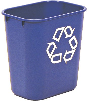 Deskside Recycling Container W-Recycle Symbol