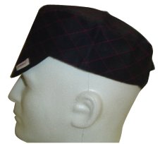 30714 Black Quilted Cap