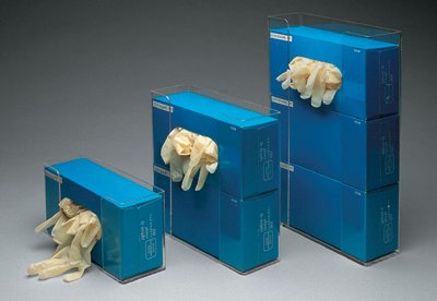 Glove Dispenser, Acrylic, Holds (3) Boxes ,Clear