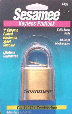 197-K0436 Sesamee Marine Padlock