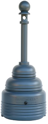 Safesmoker Receptacle Poly W-Metal Bucket-Gray