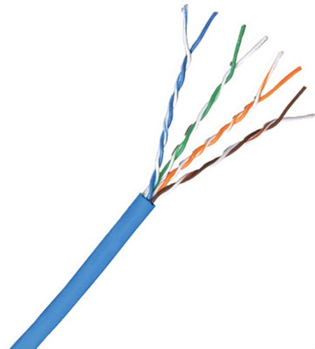 CAT6PB-1000 Cat 6 Plenum UTP Solid Blue