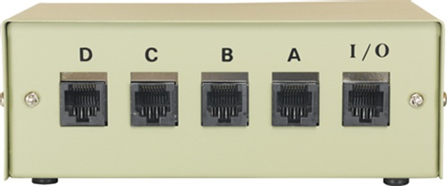 Picture of Comprehensive CSWM-RJ45-1X4 RJ45- ABCD 4Way Switch Box