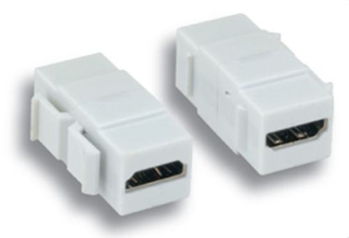 Picture of Comprehensive KJHDMIWHT Keystone Jack Feedthrough Module HDMI Inline Coupler - White