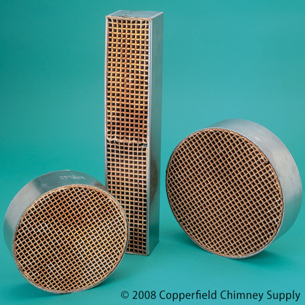 Picture of Condar Company CC-100 7 Inch  Round X 2 Inch  Catalytic Combustor  16 Cells/sq Inch