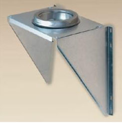 Picture of Selkirk Corporation JSC8AWS 8 Inch  Superpro Wall Support  Galvanized (supports Tee And Vertical Pipe)