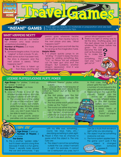 Picture of BarCharts- Inc. 9781572227286 Travel Games- Pack of 3