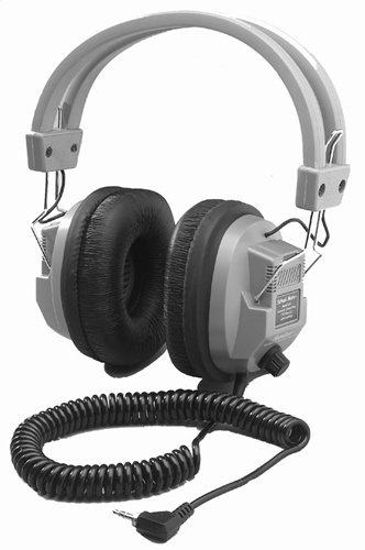 Picture of Hamilton Electronics SC-7V SchoolMate Deluxe Stere - Mono Headphone with 1 - 8 in. Plug and 1 - 4 in. Adapter- Volume