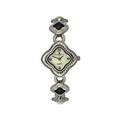 Charles-Hubert- Paris 6771-BW Womens Premium Collection Watch - Polished Silver with Floral Shape Charles-Hubert- Paris 6771-BW Womens Premium Collection Watch - Polished Silver with Floral Shape