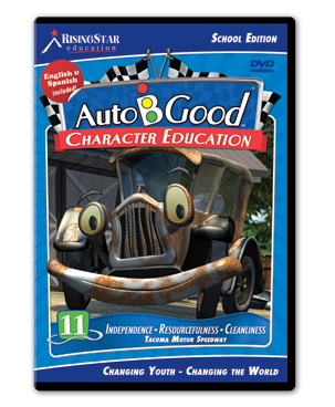 Picture of Auto-B-Good School Edition:  Volume 11 - Independence  Resourcefulness  Cleanliness (DVD) - 9781936086764