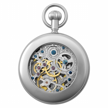 Picture of Charles-Hubert- Paris 3816-W Dual Time Mechanical Pocket Watch