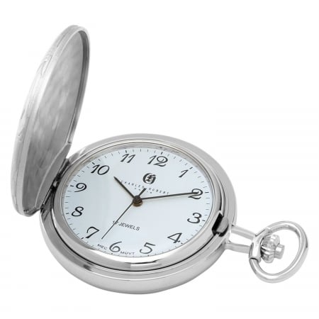Picture of Charles-Hubert- Paris 3841-W Mechanical Pocket Watch with Arabic Numerals