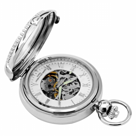 Picture of Charles-Hubert- Paris 3847 Mechanical Picture Frame Pocket Watch with Screw-off Bezel