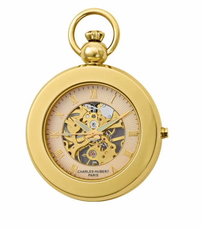 Picture of Charles-Hubert- Paris 3848 Gold-Plated Mechanical Picture Frame Pocket Watch