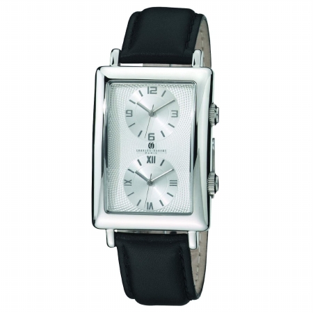 Picture of Charles-Hubert- Paris 3854-W Mens Watch with Second Hand - White Dial