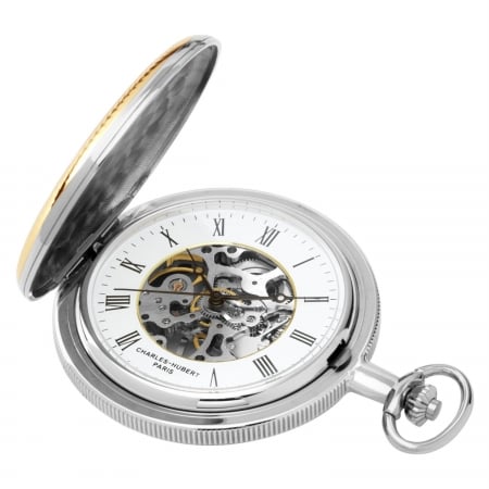 Picture of Charles-Hubert- Paris 3859 Two-Tone Mechanical Pocket Watch