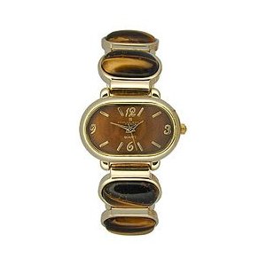 Picture of Charles-Hubert- Paris 6773-TE Womens Premium Collection Watch - Polished Gold with Oval Shape