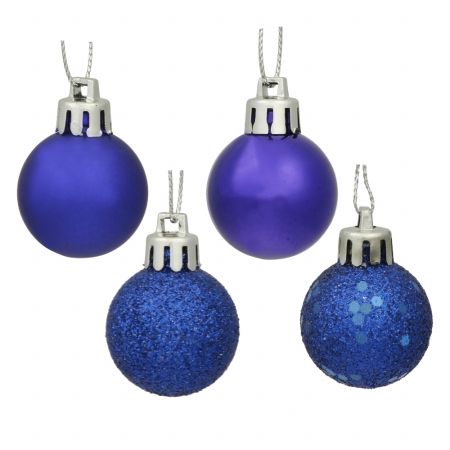 2.4 in. CobaltBlue 4 Finish Ball Asst 24-Box