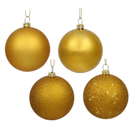 2.75 in. Antique Gold 4 Finish Ball Asst 20-Box