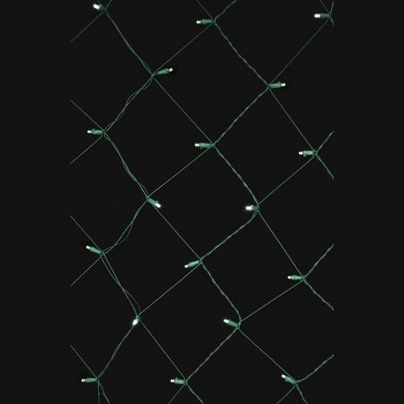 150 Light 2 ft. x 8 ft. LED Polar White-Green Wire Wide Angle Ne