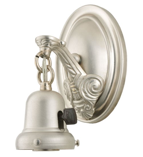 102905 7 in. H 1-Light Brushed Nickel Wall Sconce