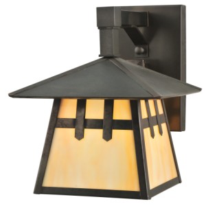 112391 8 in. W Stillwater Double Cross Mission Wall Sconce