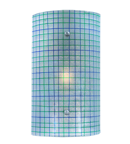 108986 9 in. W Strisce Fused Glass Sconce