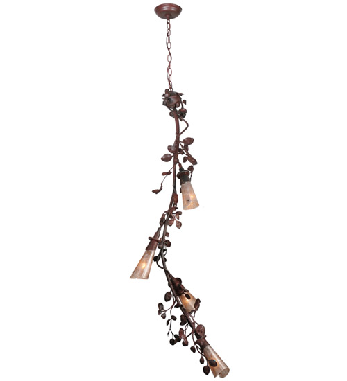 114383 16 in. W Vinca Vine 4-Light Chandelier