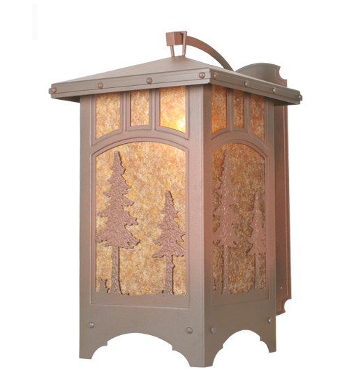 82624 Tall Pines 1-Light Lantern Wall Sconce