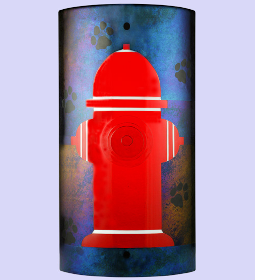 111519 Custom Fire Hydrant Sconce