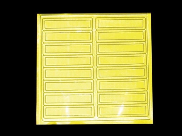 Picture of Bright Ideas RS1L Reflective Stickers Lime (pk 16)