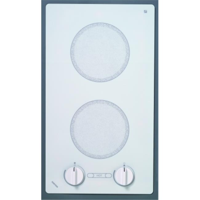 Kenyon B49515 Alpine Series 2-burner Trimline Cooktop- white with analog cont...