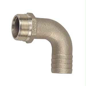 1-1/2in. Pipe to Hose Adapter - Bronze - 90 Degree - Durable Construction