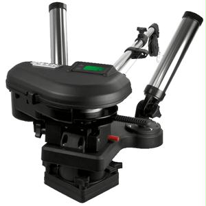 2116 HP Depthpower Electric Downrigger 60" SS Telescoping Boom w/ Swivel Base - Dual Rod Holder -  Scotty