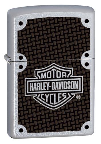 Harley Davidson Carbon Fiber - Satin Chrome