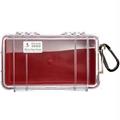 Pelican 1060 Micro Case - Red with Clear Lid Pelican 1060 Micro Case - Red with Clear Lid