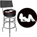 Shadow Babes - A Series - High Grade Padded Bar Stool W/Back Shadow Babes - A Series - High Grade Padded Bar Stool W/Back