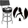 Shadow Babes - C Series - High Grade Padded Bar Stool W/Back Shadow Babes - C Series - High Grade Padded Bar Stool W/Back
