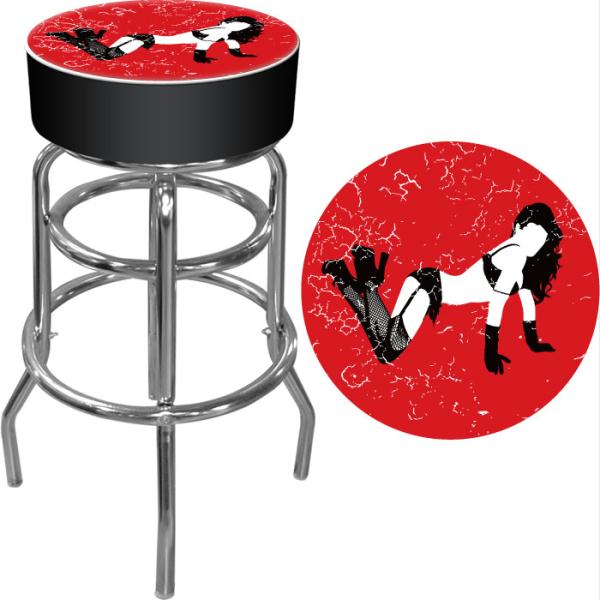 Shadow Babes - B Series - High Grade Padded Bar Stool