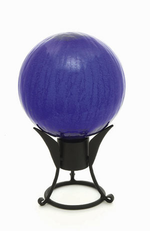 Picture of Achla G10-BL-C 10 in. Gazing Globe in Blue with Crackle