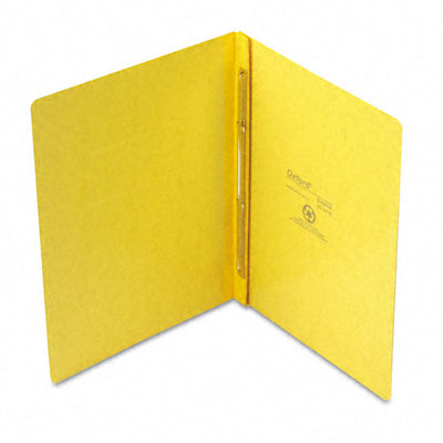 Picture of Oxford 12709 PressGuard Report Cover- Prong Clip- Letter- 3&amp;quot; Capacity- Yellow